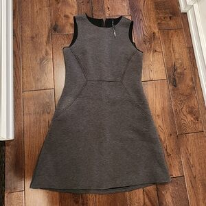 Marc New York Gray Scuba Flare dress- Size 6